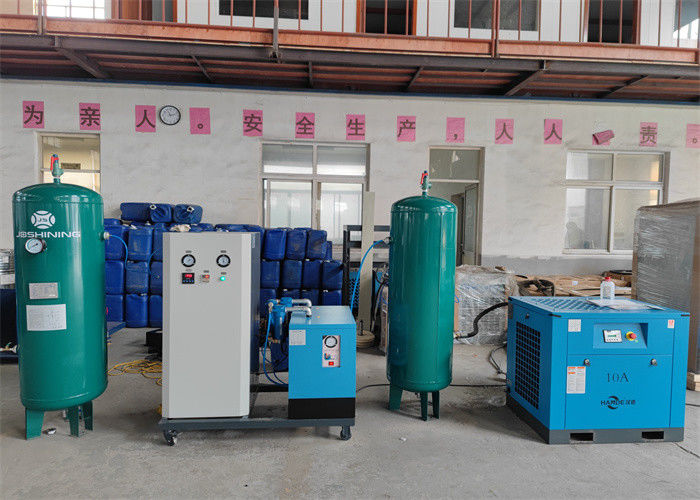 Máy phát nitơ áp suất cao trong thùng tiết kiệm năng lượng 200NM3/H Dòng chảy CE ASME CCS ABS BV